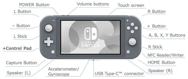 Nintendo Switch Lite Screen Size