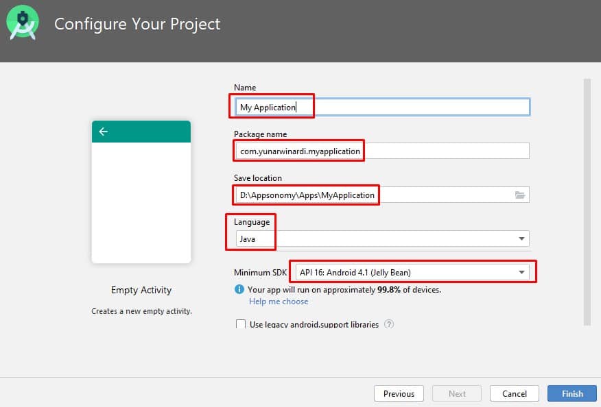 configure your project