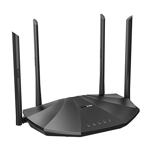 Tenda AC19 Smart WiFi Router - Dual Band Gigabit Wireless (up to 2033 Mbps) Internet Router for Home, 4X4 MU-MIMO Technology, Parental Control Compatible with Alexa (AC2100)