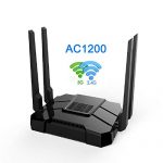 Smart WiFi Router High Speed Gigabit Dual Band 2.4GHz and 5GHz AC1200 Wireless Router for Home and Gaming Coverage up to 3500 sq.ft and 40 Plus Devices