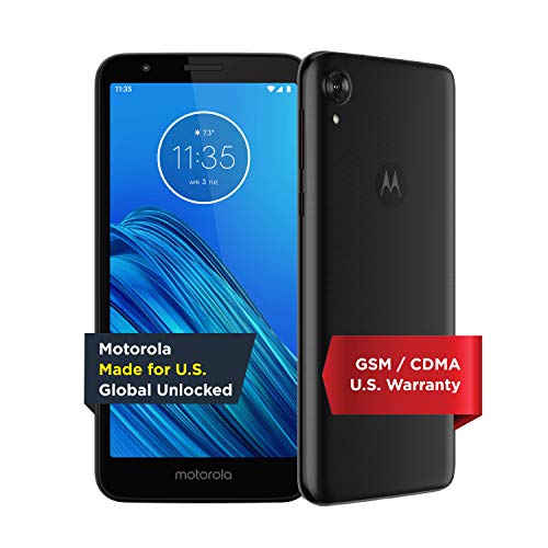 Moto E6 | Unlocked | Made for US by Motorola | 2/16GB | 13MP Camera | Blue