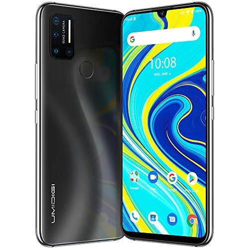 UMIDIGI A7 Pro Unlocked Cell Phones(4GB+128GB) 6.3" FHD+ Full Screen, 4150mAh High Capacity Battery Smartphone with 16MP AI Quad Camera, Android 10 and Dual 4G Volte(Cosmic Black).