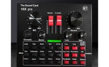 V8X Pro Sound Card Live Mobile Phone Computer Game Voice K Song Live Sound Card