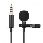 Portable 3.5mm Mini Mic Microphone Clip-on Mini Audio Mic for iPhone Andriod Mobile Phones