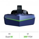 Pimax Vision 8K Plus Virtual Reality Headset with Wide 200 degrees FOV Dual 4K UHD RGB Panels for PC VR Video Game 3D VR Glasses