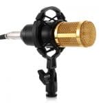 BM800 Condenser Audio 3.5mm Studio Professional Wired Microphone For Radio Braodcasting Singing Mic Holder Sound Computer Recording Microphone Karaoke