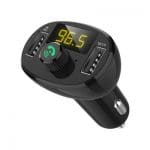 BT23 QC3.0 USB Car Kit MP3 Wireless FM Transmitter Receiver Car Fast Charger Handsfree