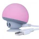Mini Cute Mushroom Shape Bluetooth Speaker Portable Mobile Phone Stand 0.068Speakers