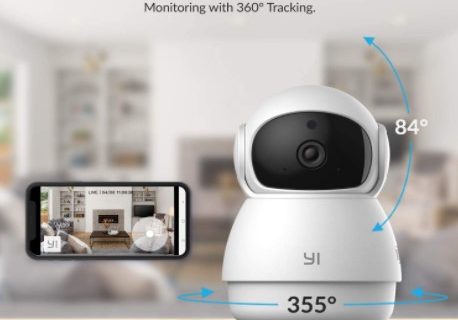 Buy the YI Pan-Tilt Security Camera, which is the best indoor pet camera on the market