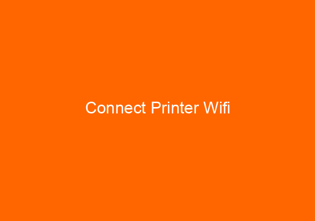 Connect Printer Wifi 1