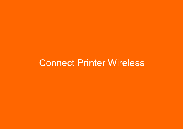 Connect Printer Wireless 1