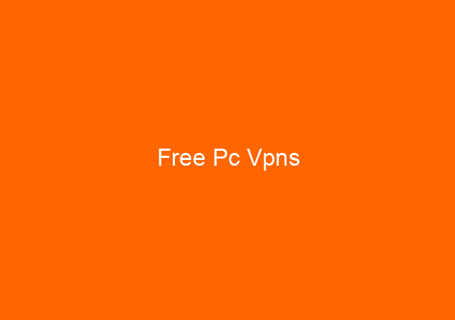 Free Pc Vpns