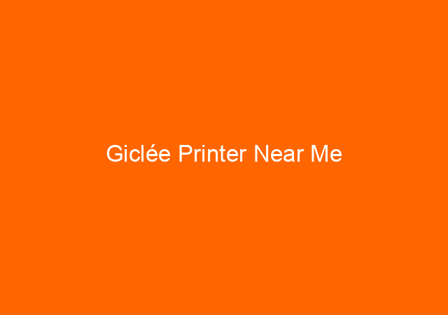 Giclée Printer Near Me