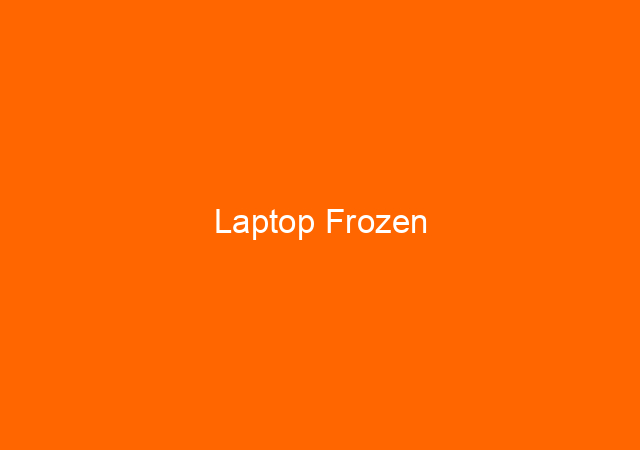 Laptop Frozen 1