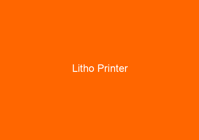 Litho Printer 1
