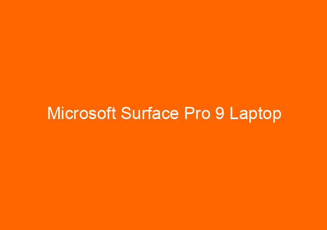 Microsoft Surface Pro 9 Laptop