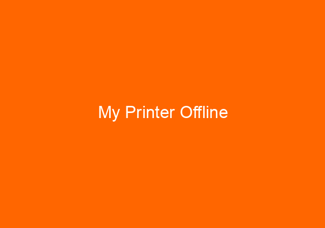 My Printer Offline 1