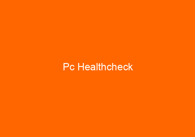 Pc Healthcheck