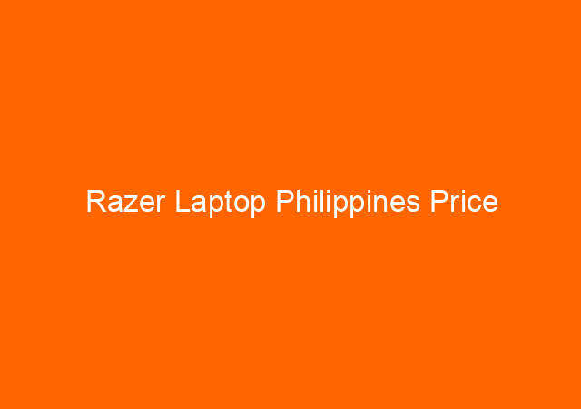 Razer Laptop Philippines Price