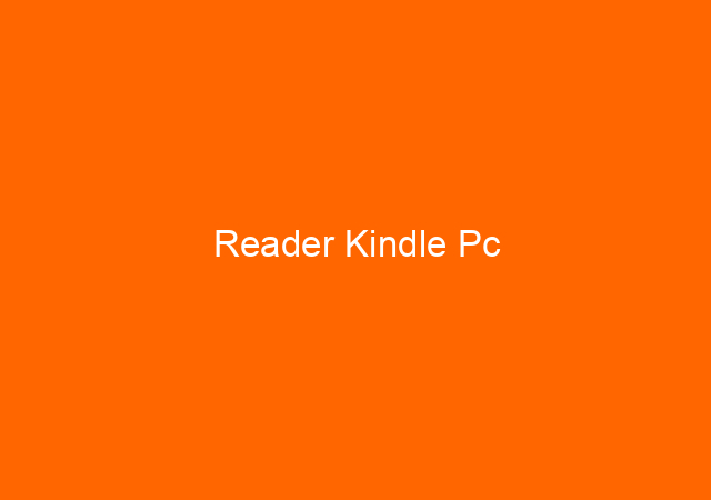 Reader Kindle Pc