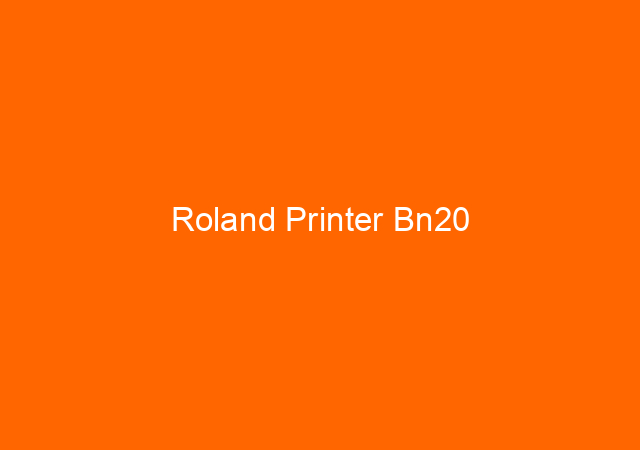 Roland Printer Bn20