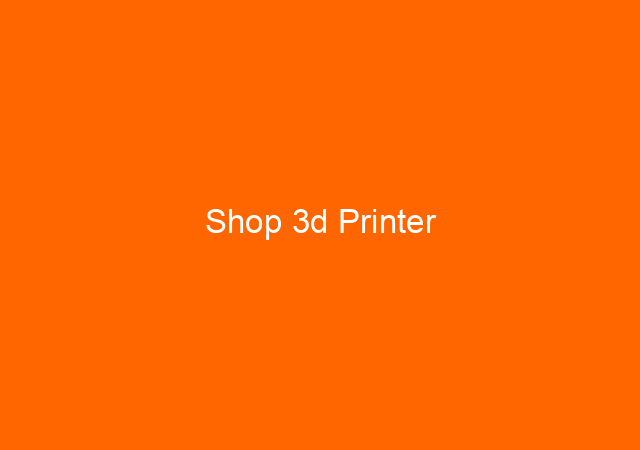 Shop 3d Printer