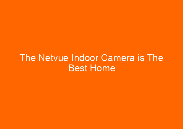 The Netvue Indoor Camera is The Best Home Surveillance Camera For Pets And Children
