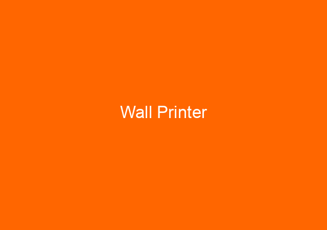 Wall Printer 1