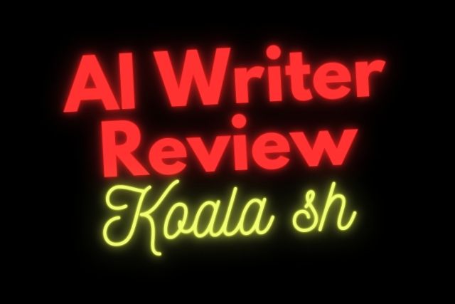 The Good AI Writer: Koala sh