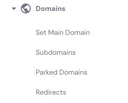 hpanel domains