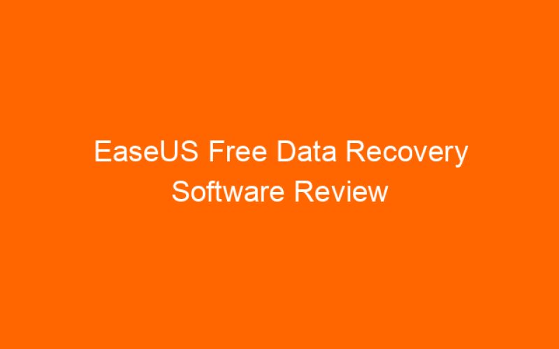 EaseUS Free Data Recovery Software Review